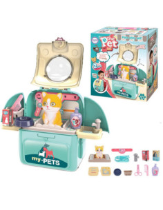 WOOPIE Kotek Przenośny Zestaw Pielęgnacyjny 2w1 w Plecaku Transporter