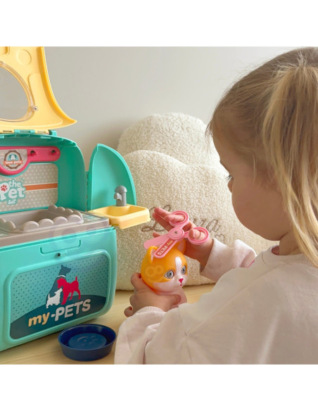 WOOPIE Kotek Przenośny Zestaw Pielęgnacyjny 2w1 w Plecaku Transporter