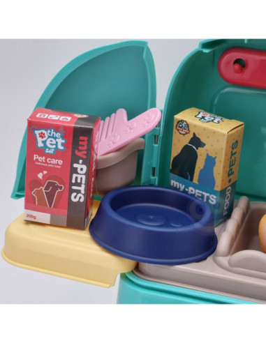 WOOPIE Kotek Przenośny Zestaw Pielęgnacyjny 2w1 w Plecaku Transporter