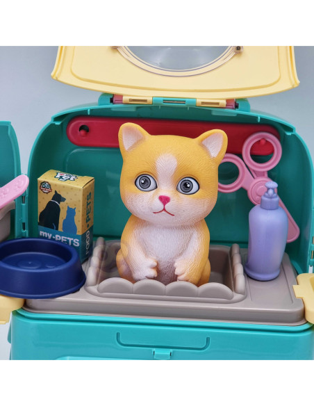 WOOPIE Kotek Przenośny Zestaw Pielęgnacyjny 2w1 w Plecaku Transporter