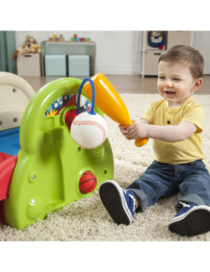 STEP2 Plac Zabaw Dla Dzieci Centrum Aktywności Zjeżdżalnia Koszykówka Baseball 2