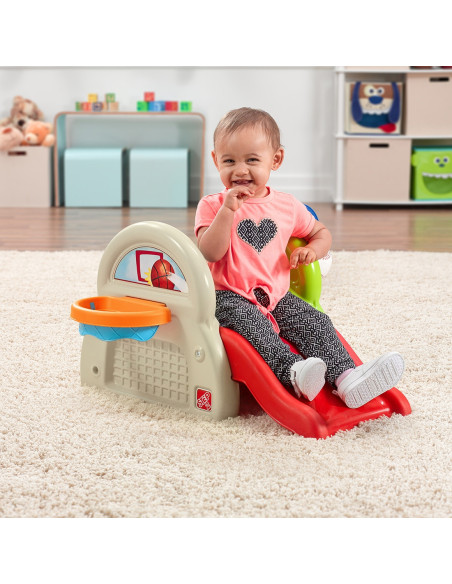 STEP2 Plac Zabaw Dla Dzieci Centrum Aktywności Zjeżdżalnia Koszykówka Baseball