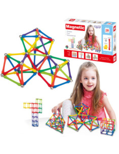 WOOPIE Magnetic Construction Blocks Creative Puzzle 180 pcs.