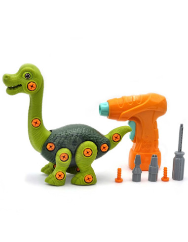 WOOPIE Dinozaur do Skręcania Zestaw Konstrukcyjny + Wiertarka 31 el.