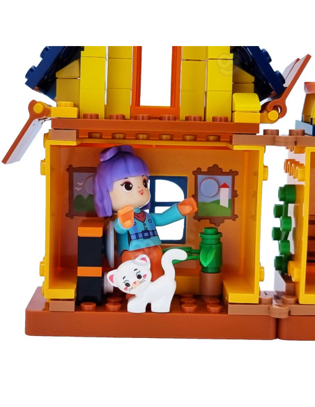 WOOPIE Klocki dla Dzieci Zamek Lodowa Kraina 199 el.