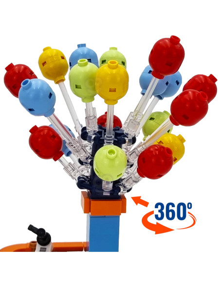 WOOPIE Klocki dla Dzieci Zamek Lodowa Kraina 199 el.