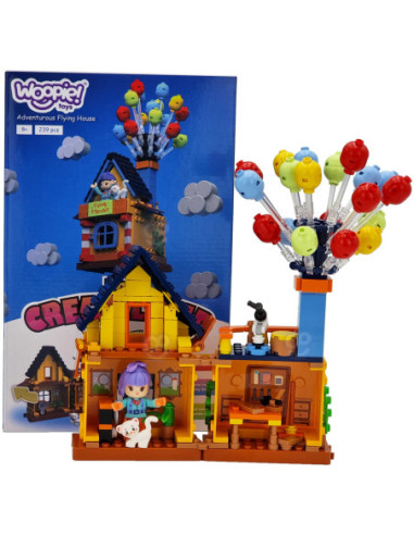 WOOPIE Klocki dla Dzieci Zamek Lodowa Kraina 199 el.