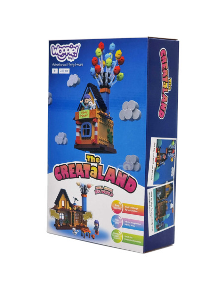 WOOPIE Klocki dla Dzieci Zamek Lodowa Kraina 199 el.