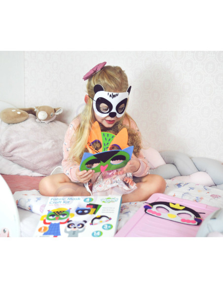 WOOPIE ART&FUN Zestaw Kreatywny Plastyczny Fabryka Masek Party w Lesie