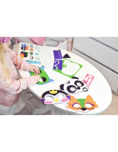 WOOPIE ART&FUN Zestaw Kreatywny Plastyczny Fabryka Masek Party w Lesie