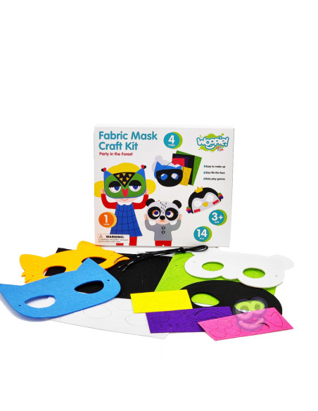 WOOPIE ART&FUN Zestaw Kreatywny Plastyczny Fabryka Masek Party w Lesie