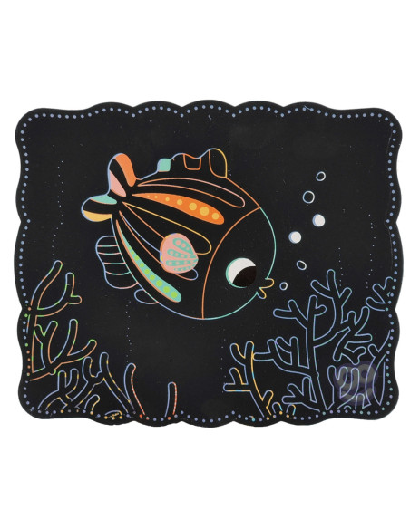 WOOPIE ART&FUN Zestaw Kreatywny Wydrapywanki dla Dzieci 7 el.