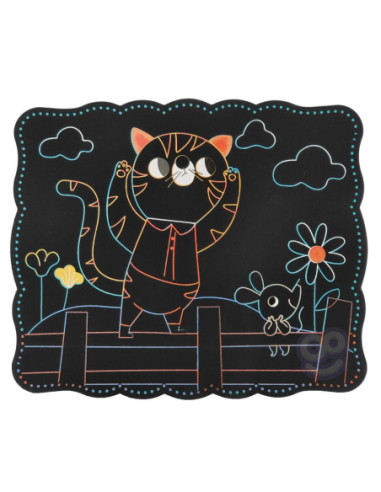 WOOPIE ART&FUN Zestaw Kreatywny Wydrapywanki dla Dzieci 7 el.