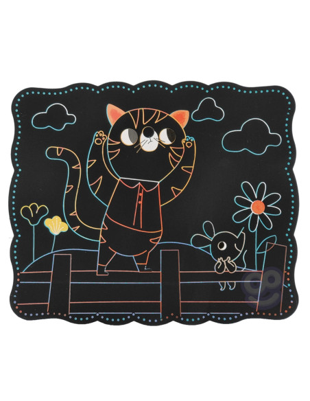 WOOPIE ART&FUN Zestaw Kreatywny Wydrapywanki dla Dzieci 7 el.