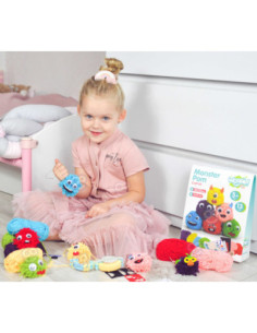 WOOPIE ART&FUN Zestaw Kreatywny Zrób Potworka Monster Pom 2