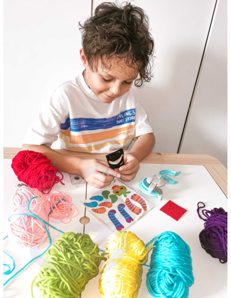 WOOPIE ART&FUN Zestaw Kreatywny Zrób Potworka Monster Pom