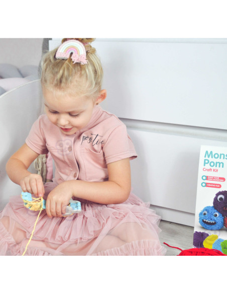 WOOPIE ART&FUN Zestaw Kreatywny Zrób Potworka Monster Pom