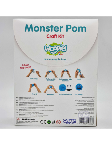 WOOPIE ART&FUN Zestaw Kreatywny Zrób Potworka Monster Pom