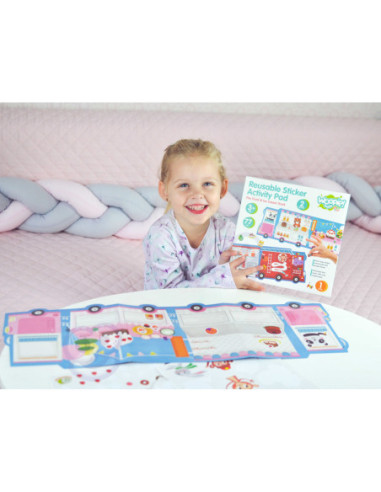 WOOPIE ART&FUN Zestaw Kreatywny Wyklejanka Straż Pożarna Lodziarnia 77 el.