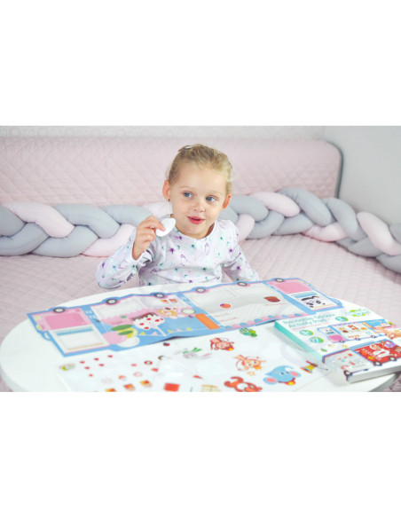 WOOPIE ART&FUN Zestaw Kreatywny Wyklejanka Straż Pożarna Lodziarnia 77 el.