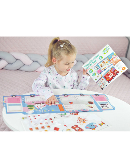 WOOPIE ART&FUN Zestaw Kreatywny Wyklejanka Straż Pożarna Lodziarnia 77 el.