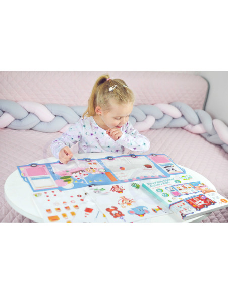 WOOPIE ART&FUN Zestaw Kreatywny Wyklejanka Straż Pożarna Lodziarnia 77 el.