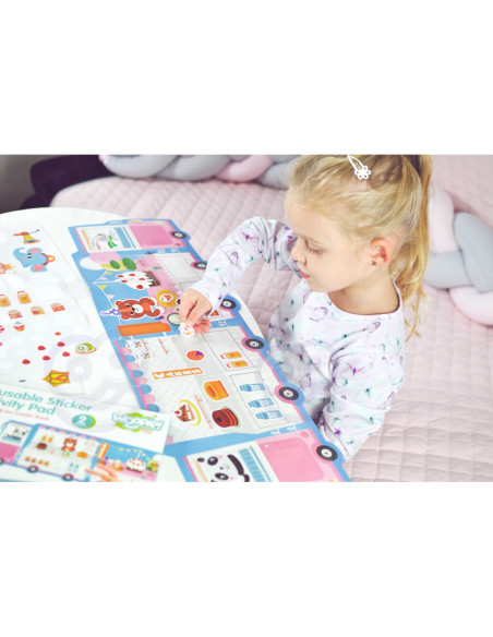 WOOPIE ART&FUN Zestaw Kreatywny Wyklejanka Straż Pożarna Lodziarnia 77 el.