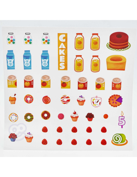 WOOPIE ART&FUN Zestaw Kreatywny Wyklejanka Straż Pożarna Lodziarnia 77 el.