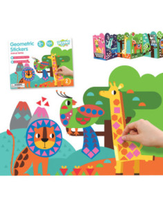 WOOPIE ART&FUN Stickers Set Match Shapes and Colors Animals Stickers 504 pcs.