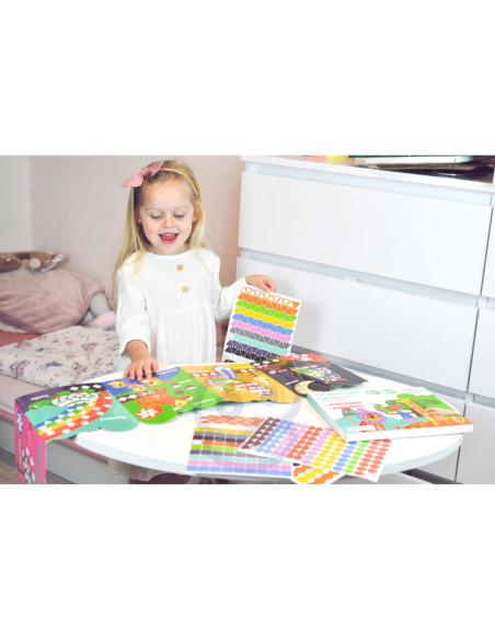 WOOPIE ART&FUN Zestaw Kreatywny Wyklejanka Zwierzątka 504 el.