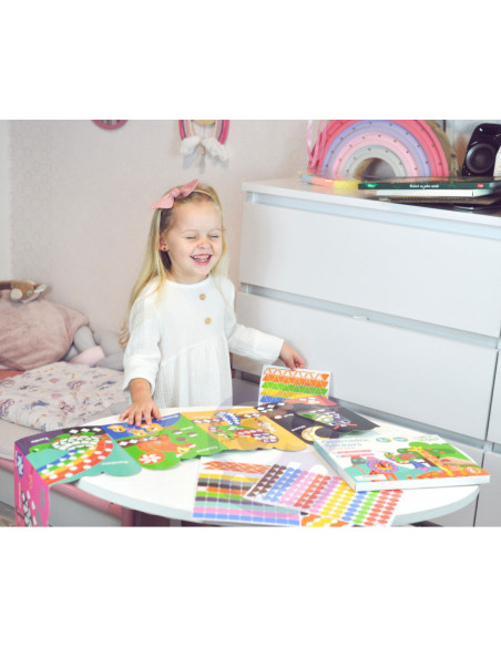 WOOPIE ART&FUN Zestaw Kreatywny Wyklejanka Zwierzątka 504 el.