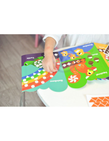 WOOPIE ART&FUN Zestaw Kreatywny Wyklejanka Zwierzątka 504 el.