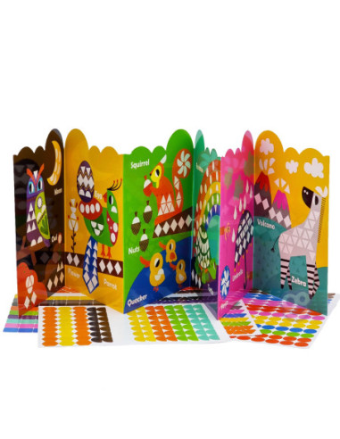 WOOPIE ART&FUN Zestaw Kreatywny Wyklejanka Zwierzątka 504 el.