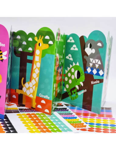 WOOPIE ART&FUN Zestaw Kreatywny Wyklejanka Zwierzątka 504 el.