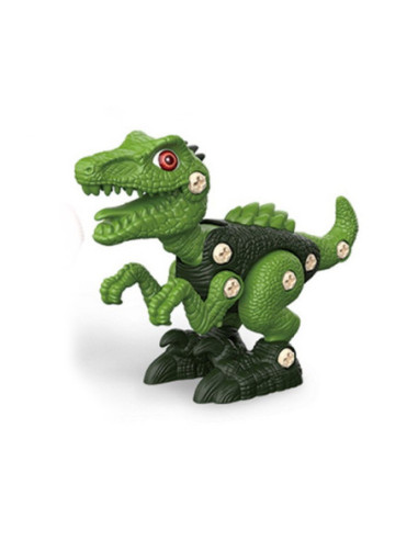 WOOPIE Zestaw Dinozaury do Skręcania 3 szt. Zestaw Konstrukcyjny Wiertarka Śrubokręt 89 el.