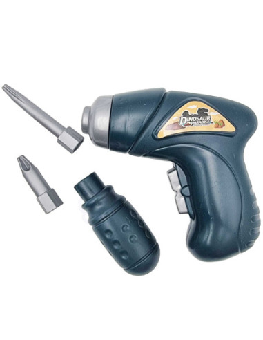 WOOPIE Zestaw Dinozaury do Skręcania 3 szt. Zestaw Konstrukcyjny Wiertarka Śrubokręt 89 el.