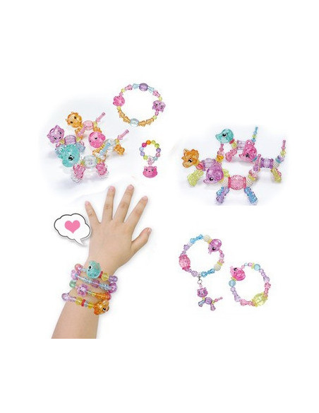 WOOPIE Zestaw do Robienia Biżuteri Bransoletek Wisiorków Pierścionków Kloczyków ze Zwierzątkami