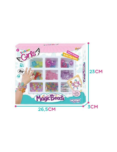 WOOPIE Zestaw do Robienia Biżuteri Bransoletek Wisiorków Pierścionków Kloczyków ze Zwierzątkami