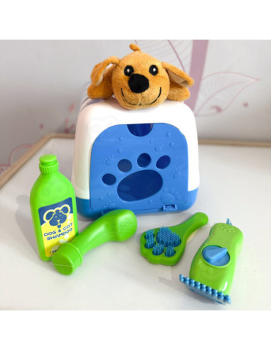 WOOPIE Zestaw Małego Weterynarza Piesek Transporter 6 el.