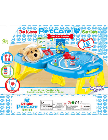 WOOPIE Zestaw Małego Weterynarza Gabinet Lekarski Walizka Piesek 18 el.