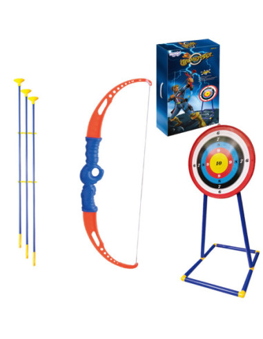 WOOPIE Zestaw Małego Łucznika Łuk Strzały Tarcza  12el.