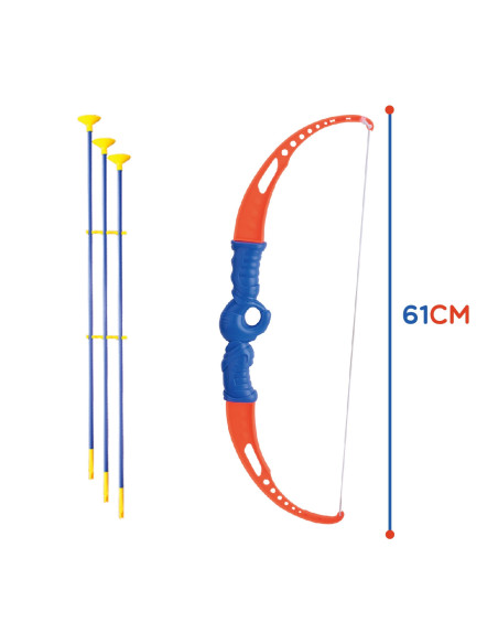 WOOPIE Zestaw Małego Łucznika Łuk Strzały Tarcza  12el.