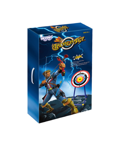 WOOPIE Zestaw Małego Łucznika Łuk Strzały Tarcza  12el.