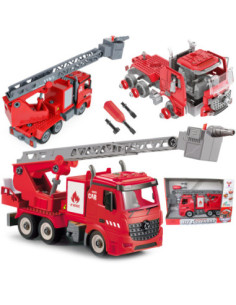 WOOPIE Construction Set Fire Truck + Screwdriver