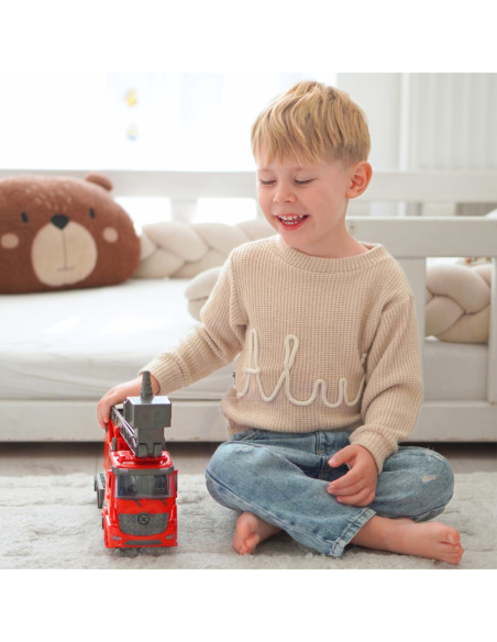 WOOPIE Zestaw Konstrukcyjny Klocki Wóz Strażacki + Śrubokręt
