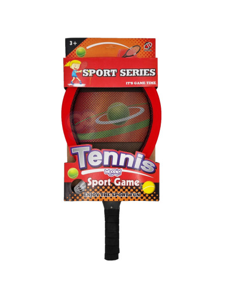 WOOPIE Rakietki do Tenisa Badminton dla Dzieci Zestaw + Piłka Lotka