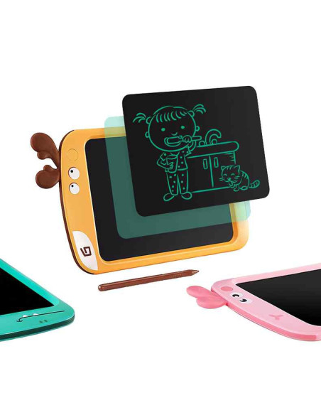 WOOPIE Tablet Graficzny 8.5" Dino dla Dzieci do Rysowania Znikopis + Rysik