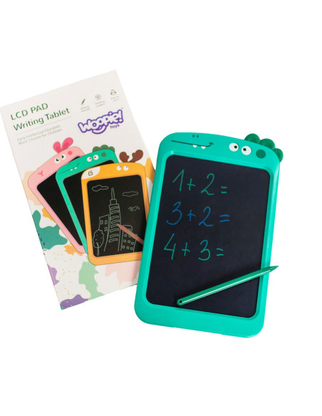 WOOPIE Tablet Graficzny 8.5" Dino dla Dzieci do Rysowania Znikopis + Rysik