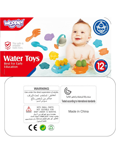 WOOPIE Zestaw do Wody Kąpieli Piasku 15 el.