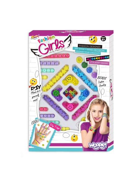 WOOPIE Zestaw do Robienia Biżuteri Bransoletek Wisiorków